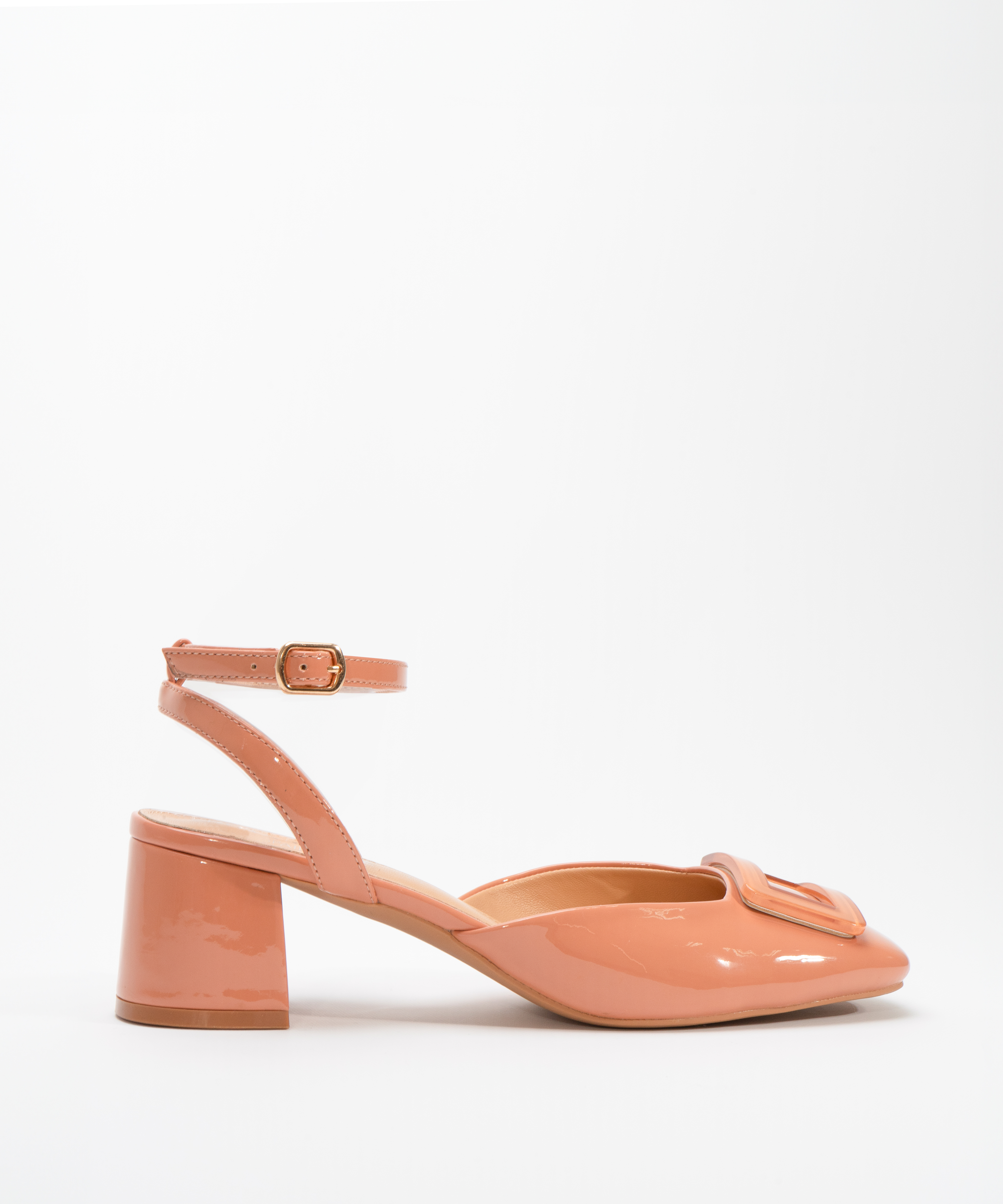 Zapatos tacón punta cuadrada